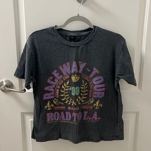 Urban Outfitters Raceway Tour Road To LA Graphic T-shirt Women XS